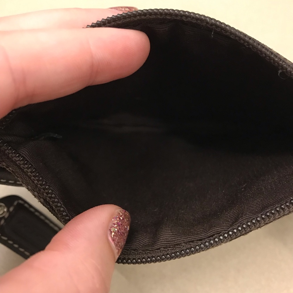 Coach signature brown wristlet - Picture 4 of 5